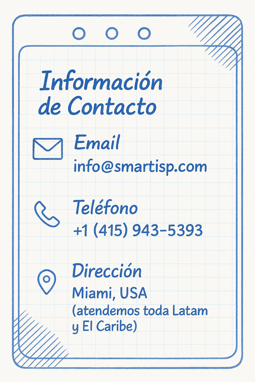 Información de Contacto Smart ISP